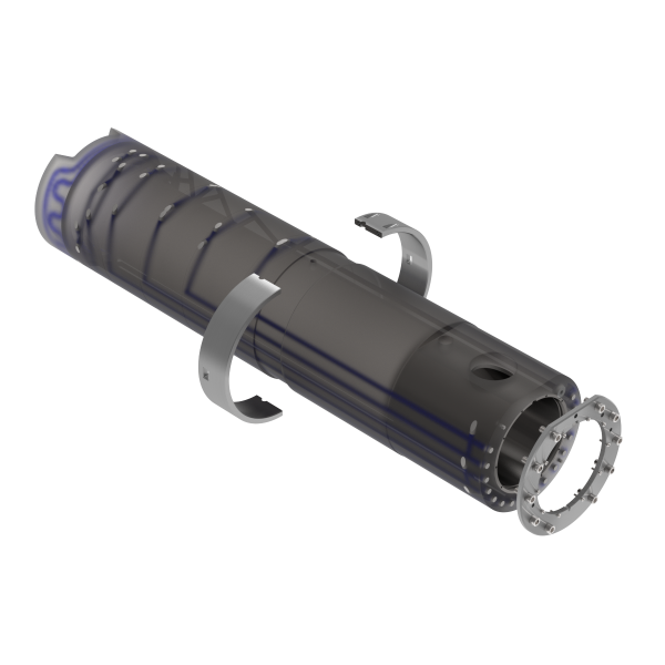 Shot Sleeve with Gun-Drilled Holes Sub Part Image 1